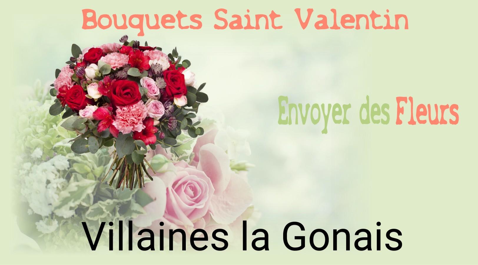 Roses de Saint-Valentin livrées à Villaines-la-Gonais